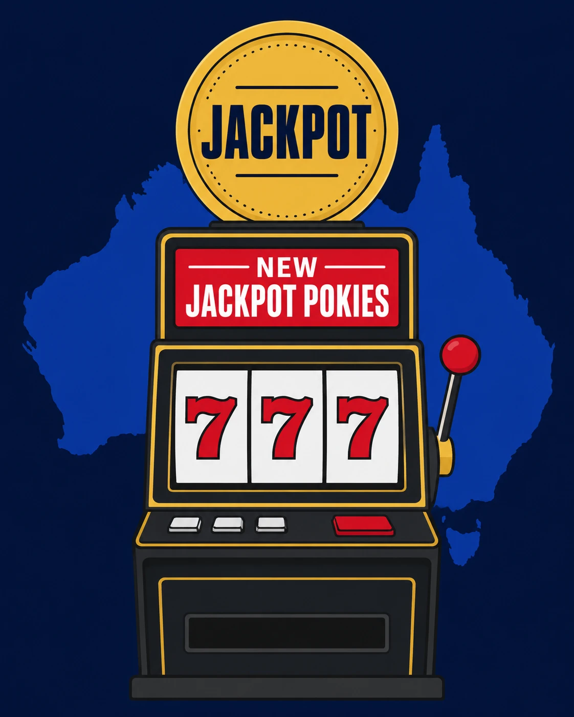 New jackpot pokies interface with progressive prize display