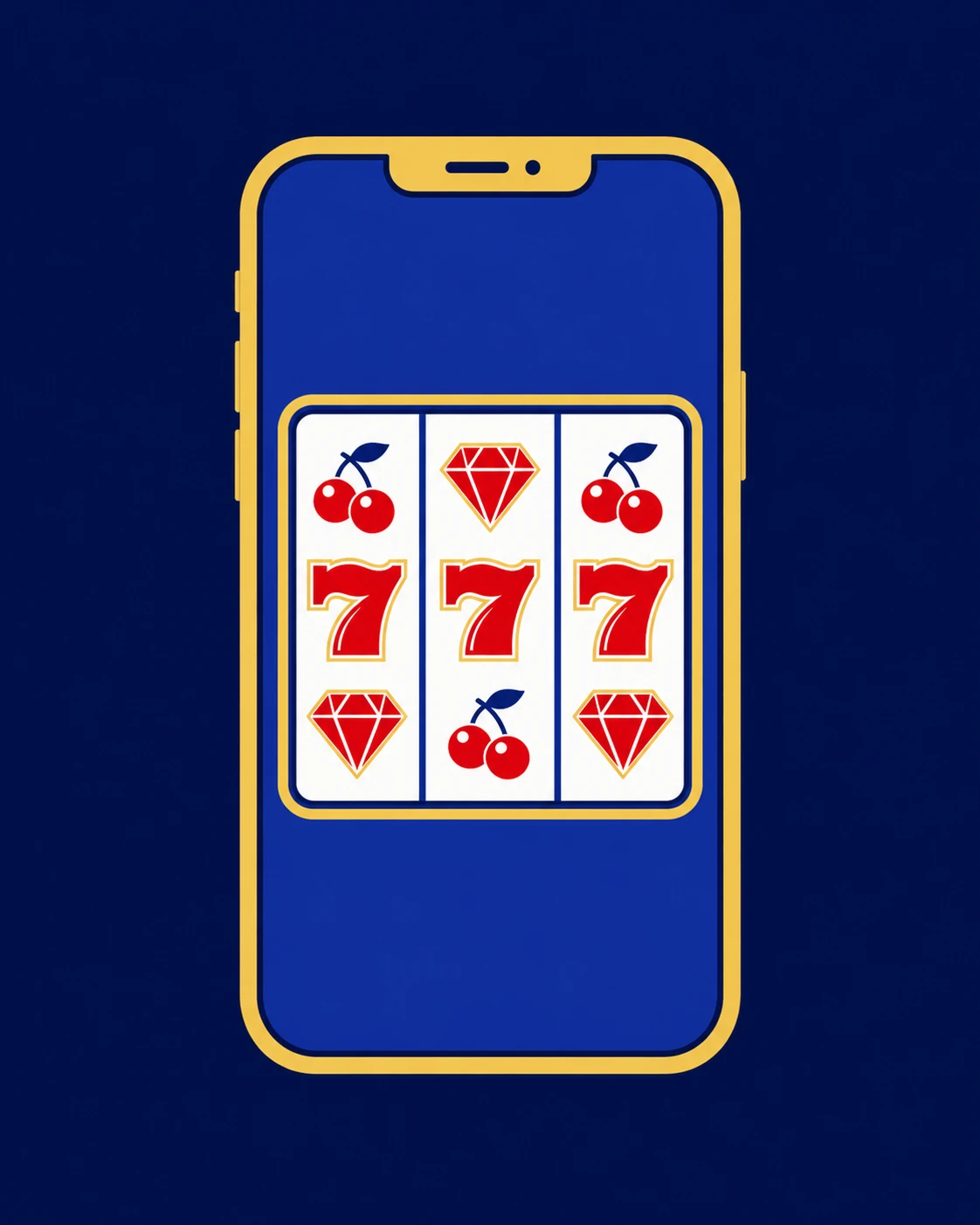 Mobile-friendly pokies controls on a smartphone